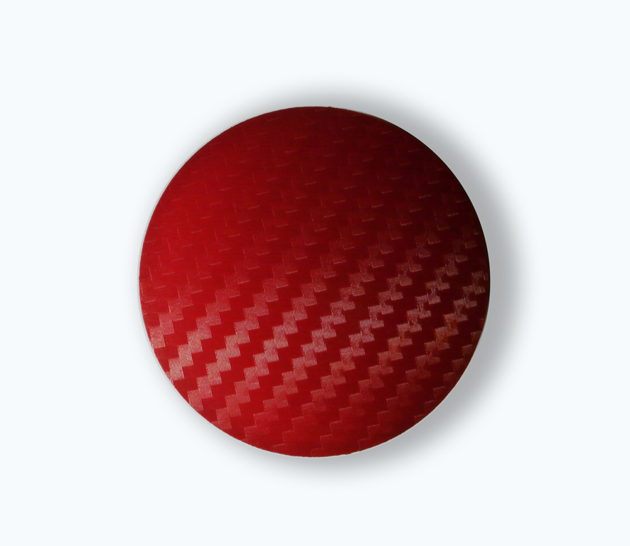 Carbon Red tappi coprimozzo cerchi 52 mm - Spedizione gratuita
