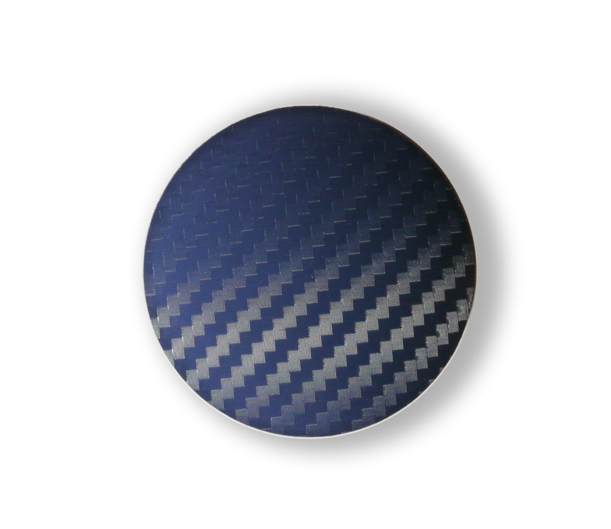 Carbon Blue tappi coprimozzo cerchi 52 mm - Spedizione gratuita
