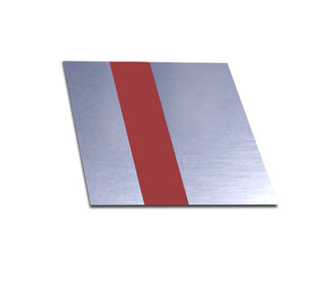 ALU/ROSSO Materiale Coprimozzi per cerchi in alluminio - qualsiasi design personalizzato per i diametri più comuni dei coprimozzi 52 mm, 56 mm, 60 mm e 63 mm