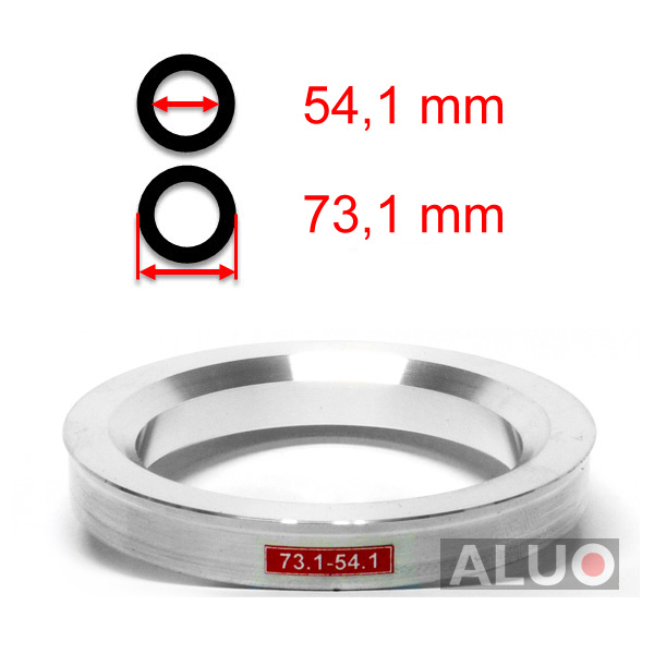 Anelli di centraggio di Aluminio 73,1 - 54,1 mm ( 73.1 - 54.1 )