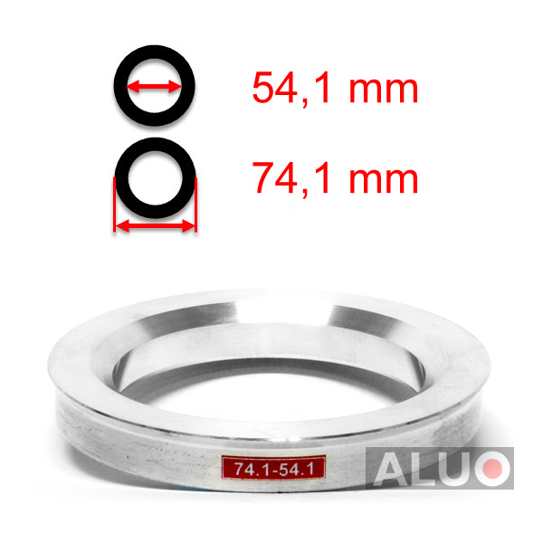 Anelli di centraggio di Aluminio 74,1 - 54,1 mm ( 74.1 - 54.1 )