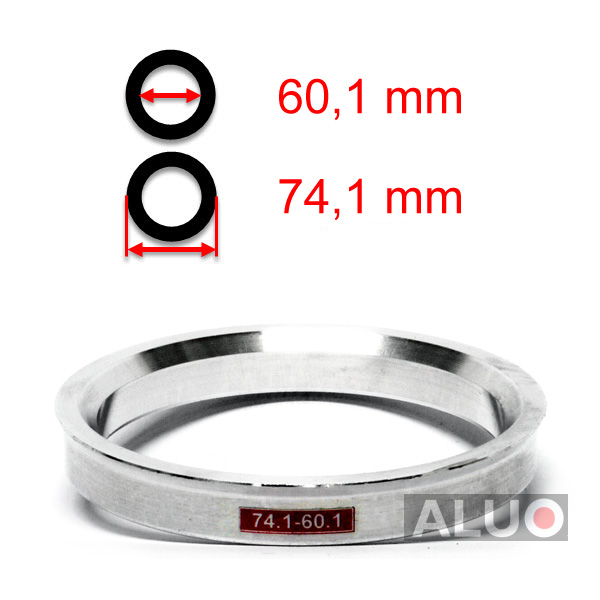 Anelli di centraggio di Aluminio 74,1 - 60,1 mm ( 74.1 - 60.1 )